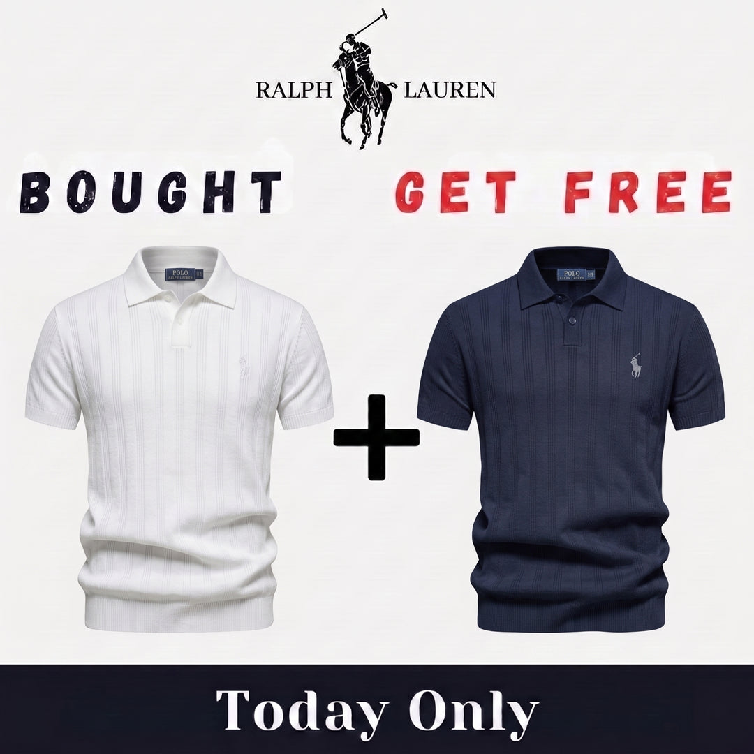 The Luxe Knit Polo Duo BUY 1, GET 1 FREE