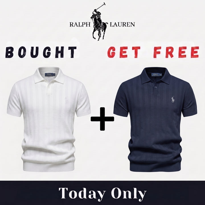 The Luxe Knit Polo Duo BUY 1, GET 1 FREE