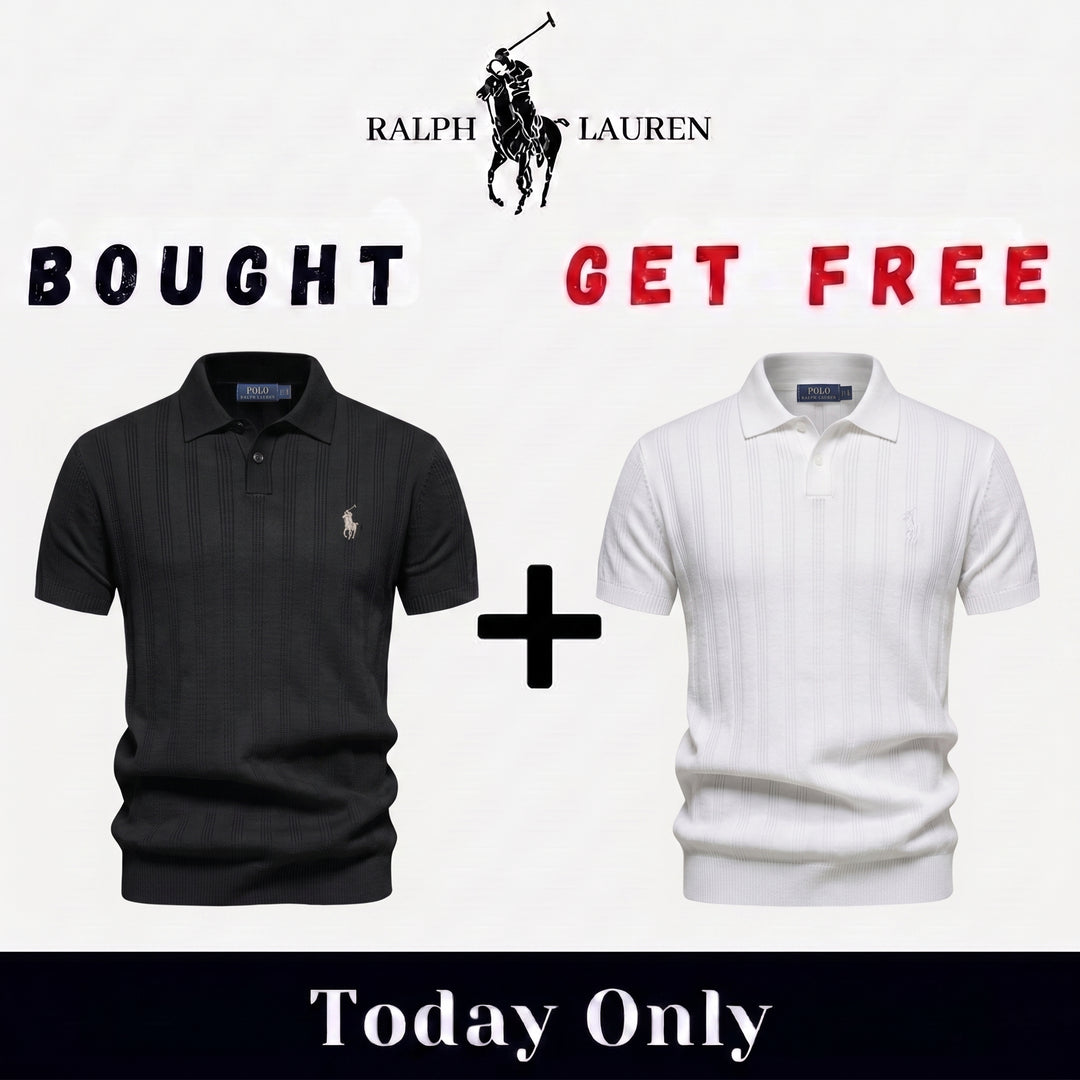 The Luxe Knit Polo Duo BUY 1, GET 1 FREE