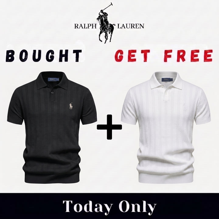 The Luxe Knit Polo Duo BUY 1, GET 1 FREE