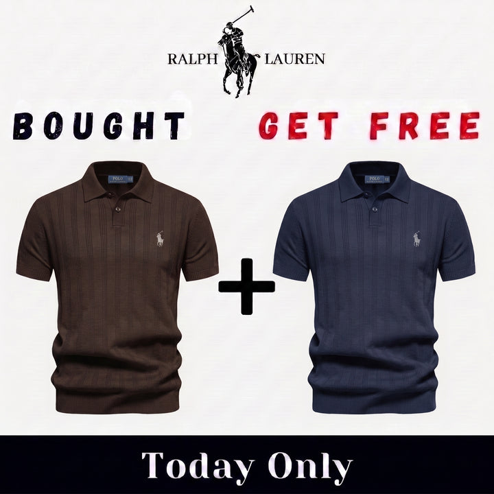 The Luxe Knit Polo Duo BUY 1, GET 1 FREE