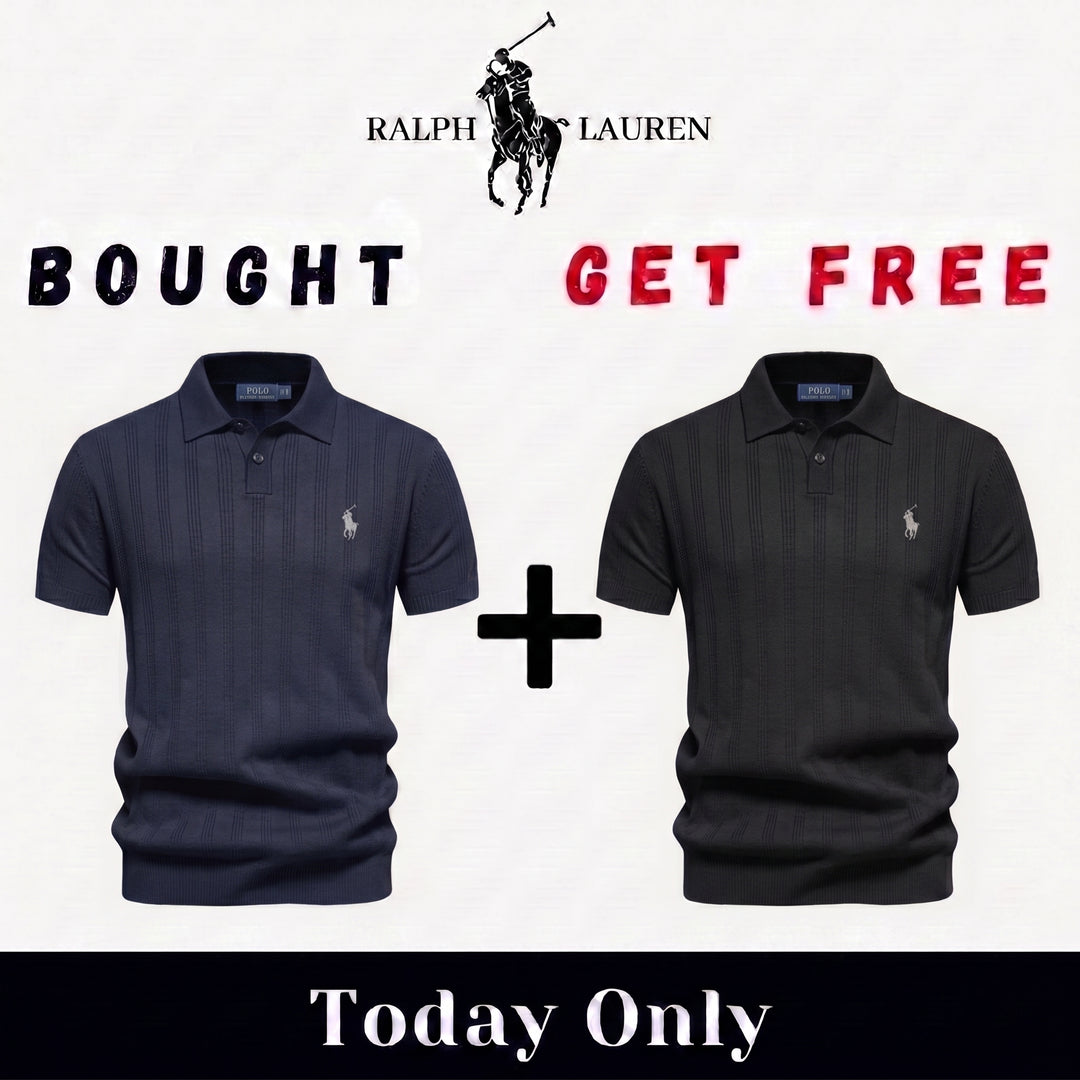 The Luxe Knit Polo Duo BUY 1, GET 1 FREE