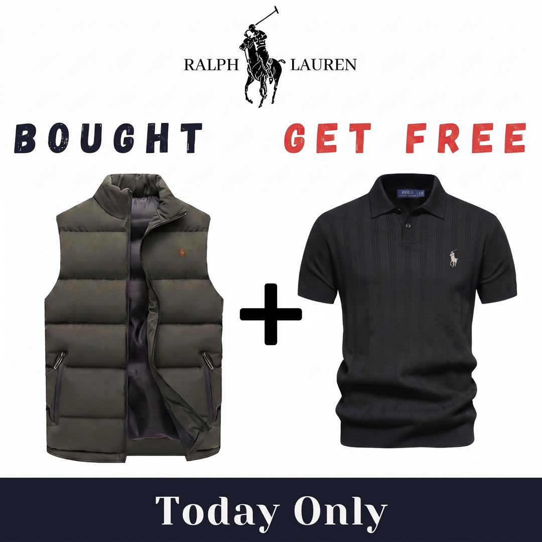 The Ultimate Layering Duo : BUY 1 VEST, GET 1 KNIT POLO FREE