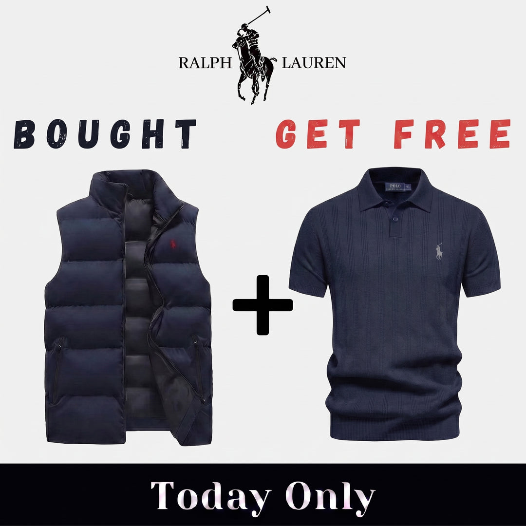 The Ultimate Layering Duo : BUY 1 VEST, GET 1 KNIT POLO FREE