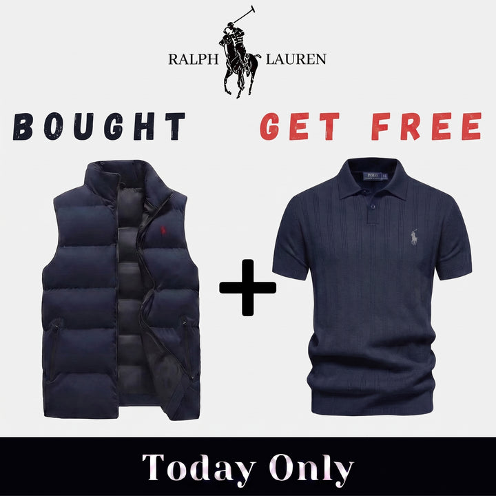 The Ultimate Layering Duo : BUY 1 VEST, GET 1 KNIT POLO FREE