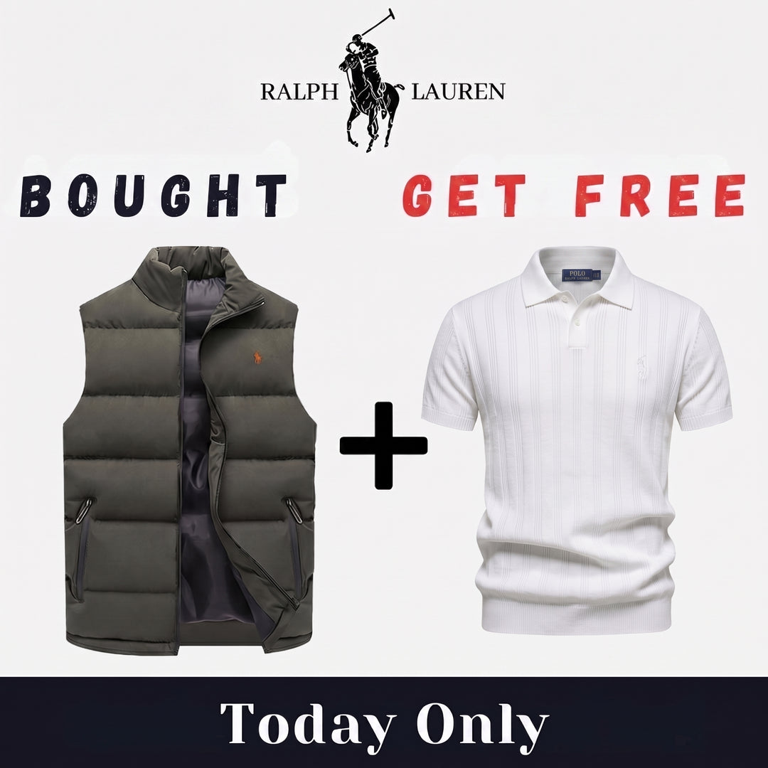 The Ultimate Layering Duo : BUY 1 VEST, GET 1 KNIT POLO FREE