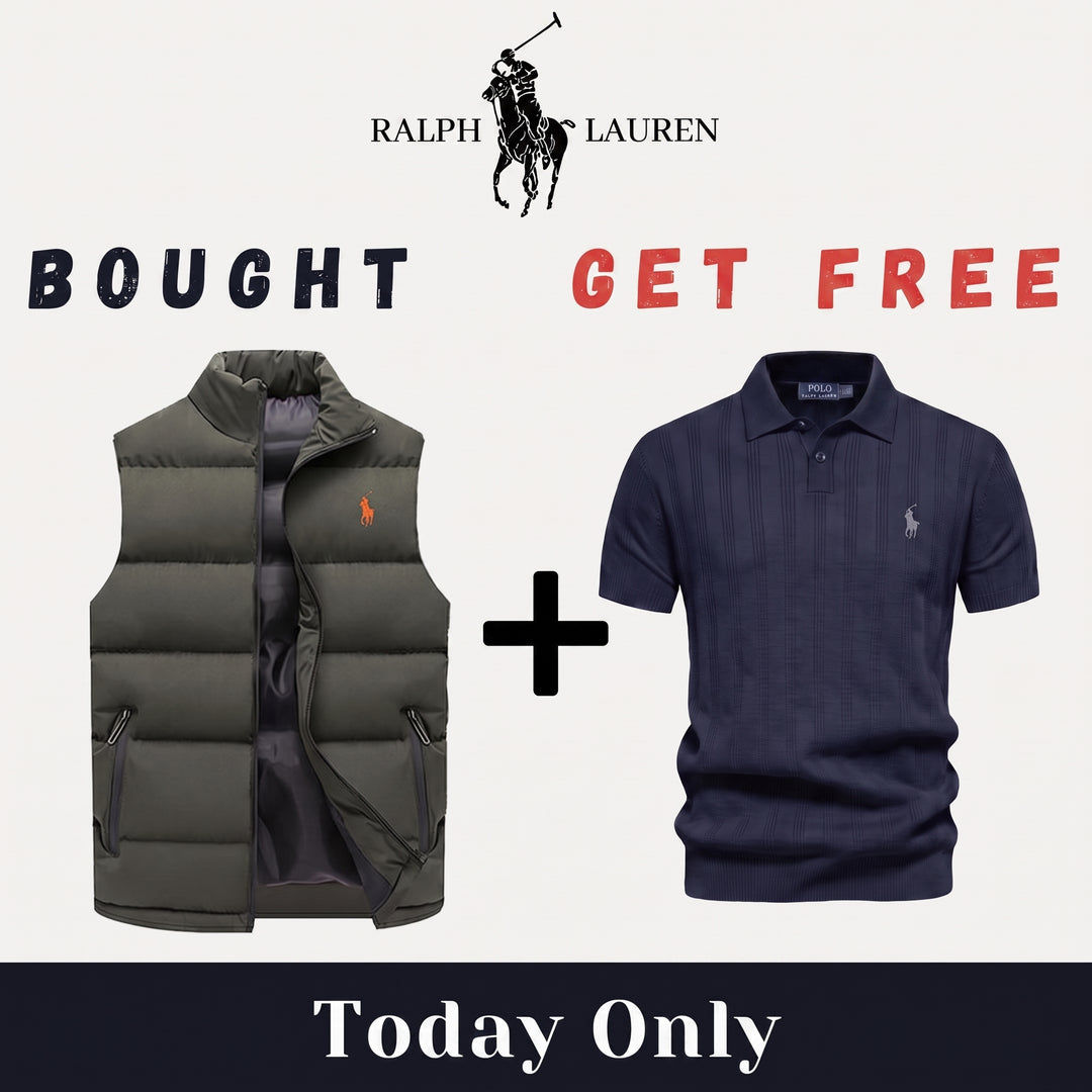 The Ultimate Layering Duo : BUY 1 VEST, GET 1 KNIT POLO FREE