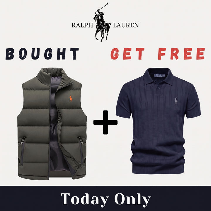 The Ultimate Layering Duo : BUY 1 VEST, GET 1 KNIT POLO FREE