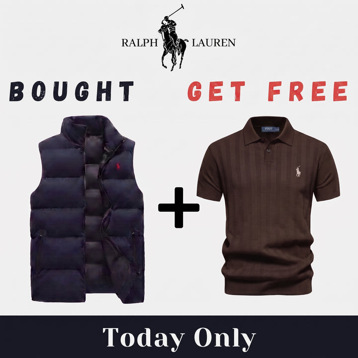 The Ultimate Layering Duo : BUY 1 VEST, GET 1 KNIT POLO FREE