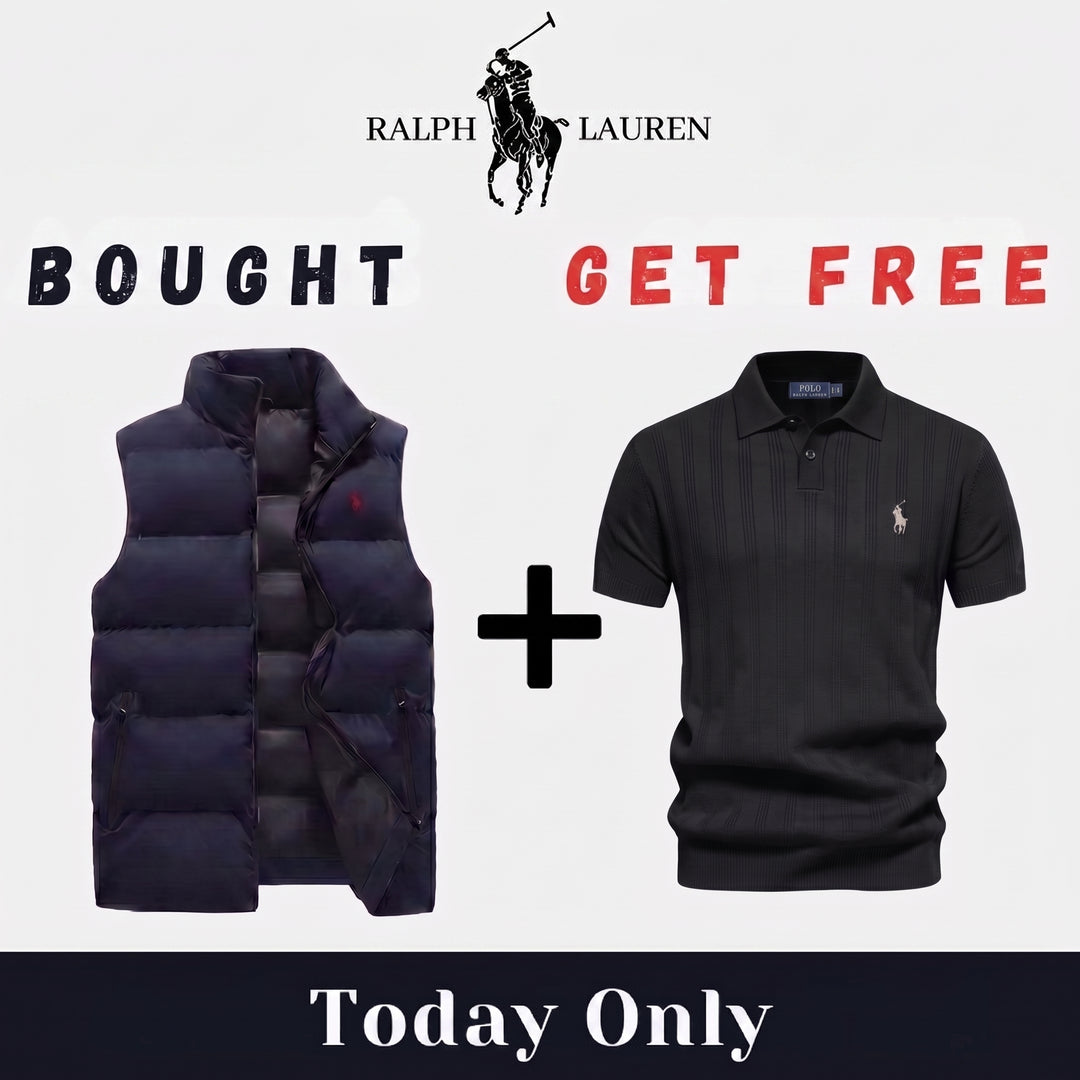 The Ultimate Layering Duo : BUY 1 VEST, GET 1 KNIT POLO FREE