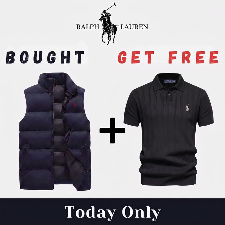 The Ultimate Layering Duo : BUY 1 VEST, GET 1 KNIT POLO FREE