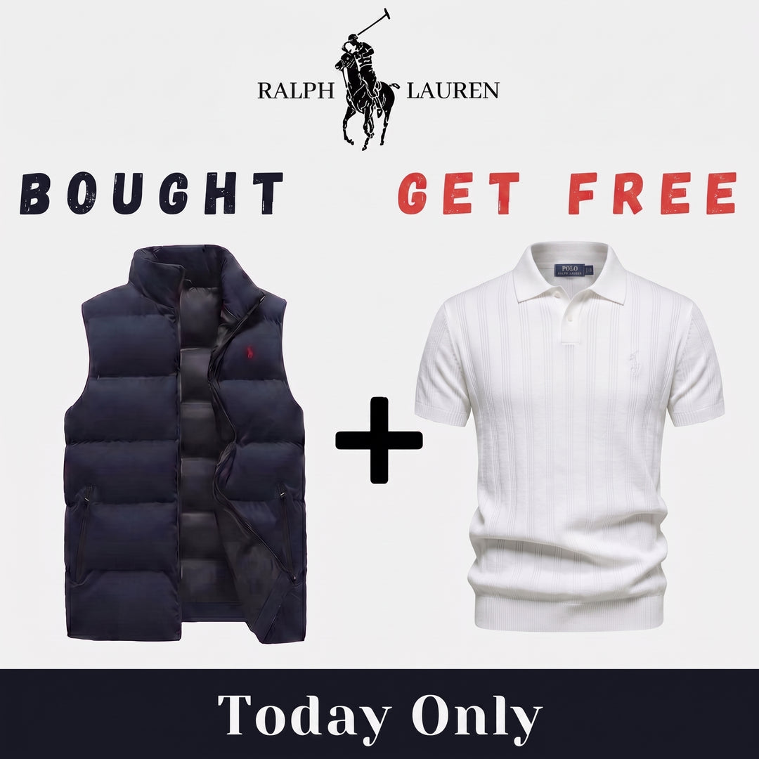 The Ultimate Layering Duo : BUY 1 VEST, GET 1 KNIT POLO FREE