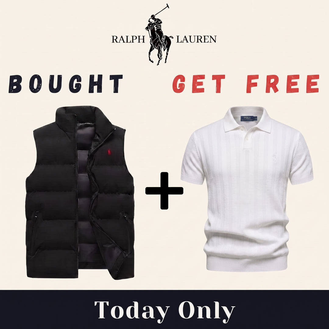 The Ultimate Layering Duo : BUY 1 VEST, GET 1 KNIT POLO FREE