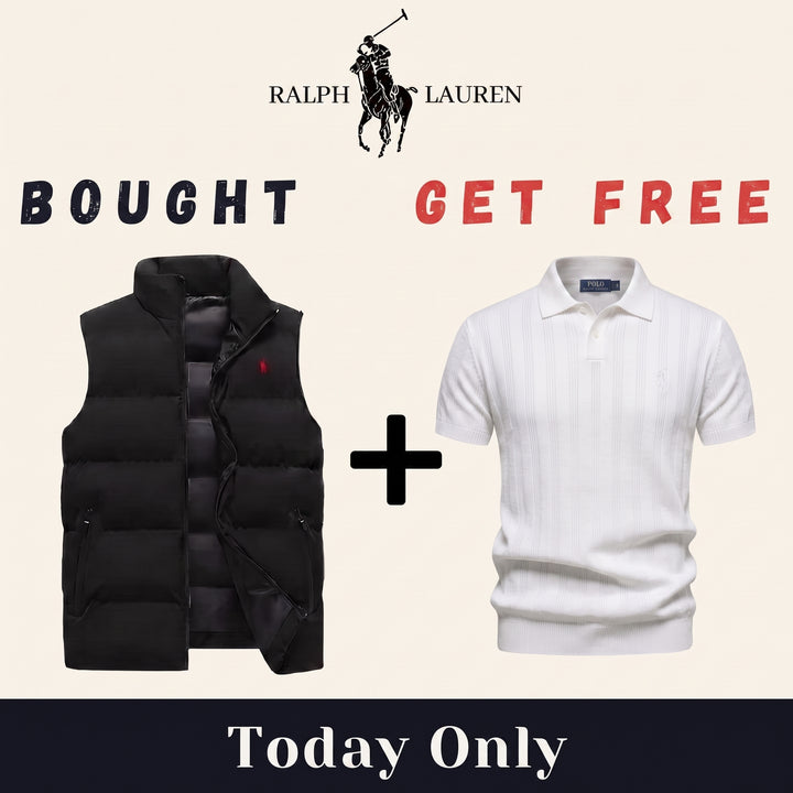 The Ultimate Layering Duo : BUY 1 VEST, GET 1 KNIT POLO FREE
