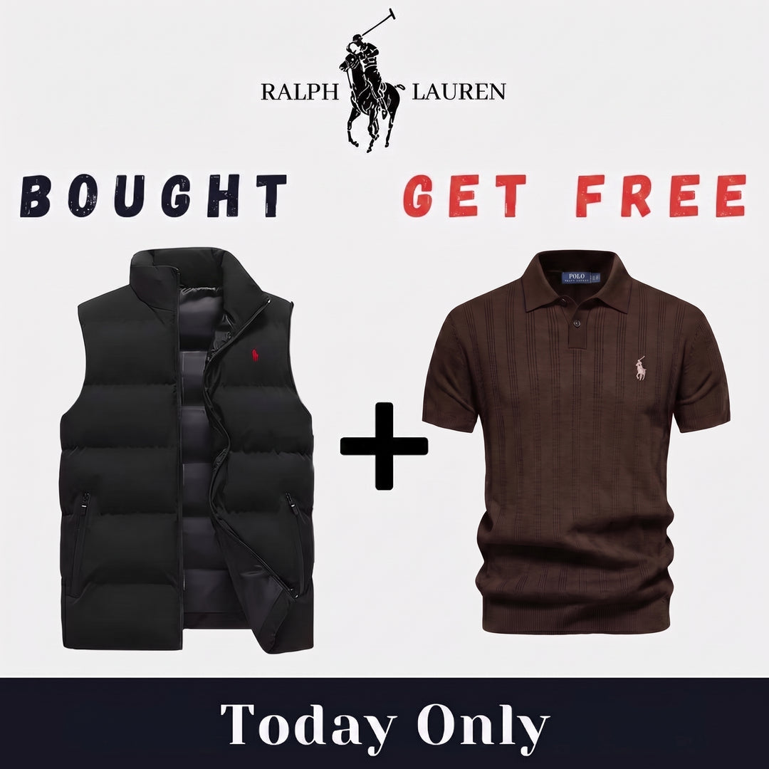 The Ultimate Layering Duo : BUY 1 VEST, GET 1 KNIT POLO FREE