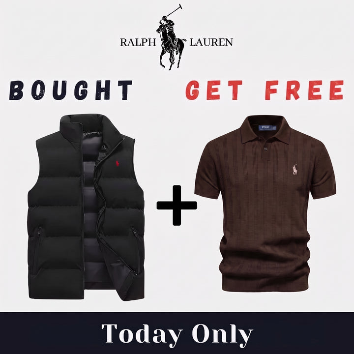 The Ultimate Layering Duo : BUY 1 VEST, GET 1 KNIT POLO FREE